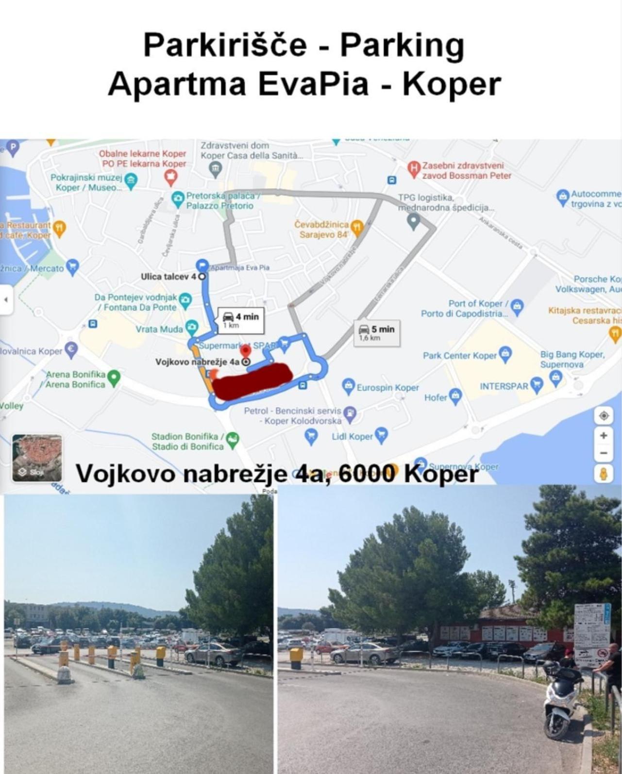 Apartmaja Eva&Pia Koper Exteriör bild